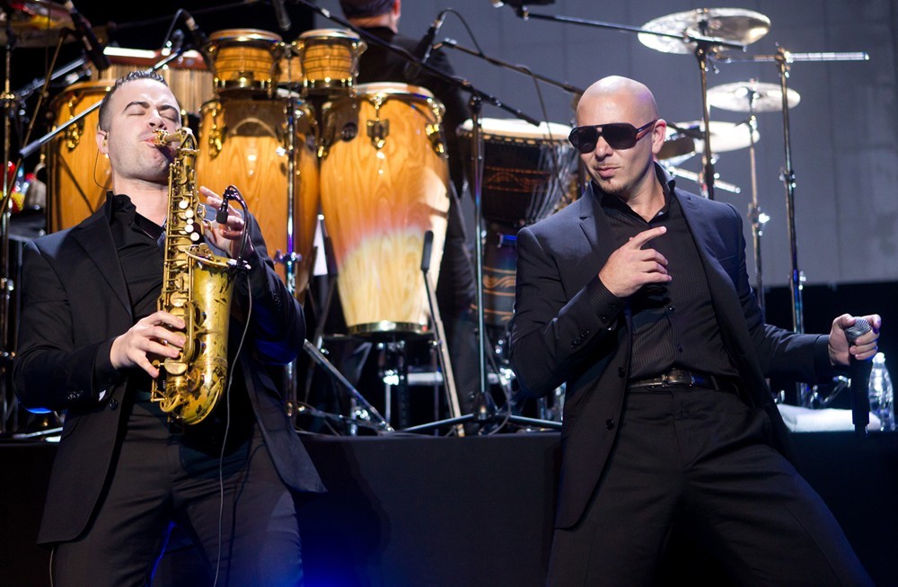 Pitbull;<br>Pitbull Performs in Concert at Crocus City Hall