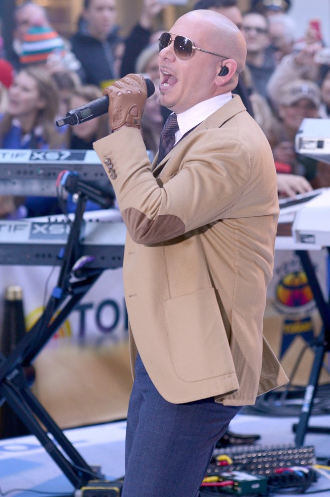 Pitbull;<br>Pitbull Performs Live at The Today Show
