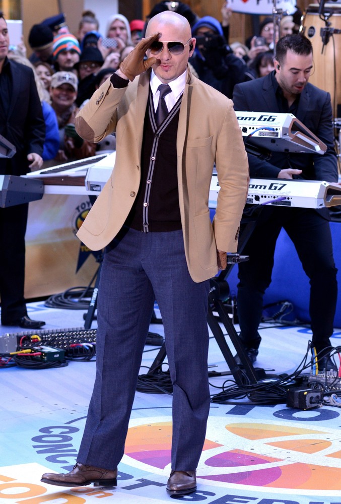 Pitbull;<br>Pitbull Performs Live at The Today Show