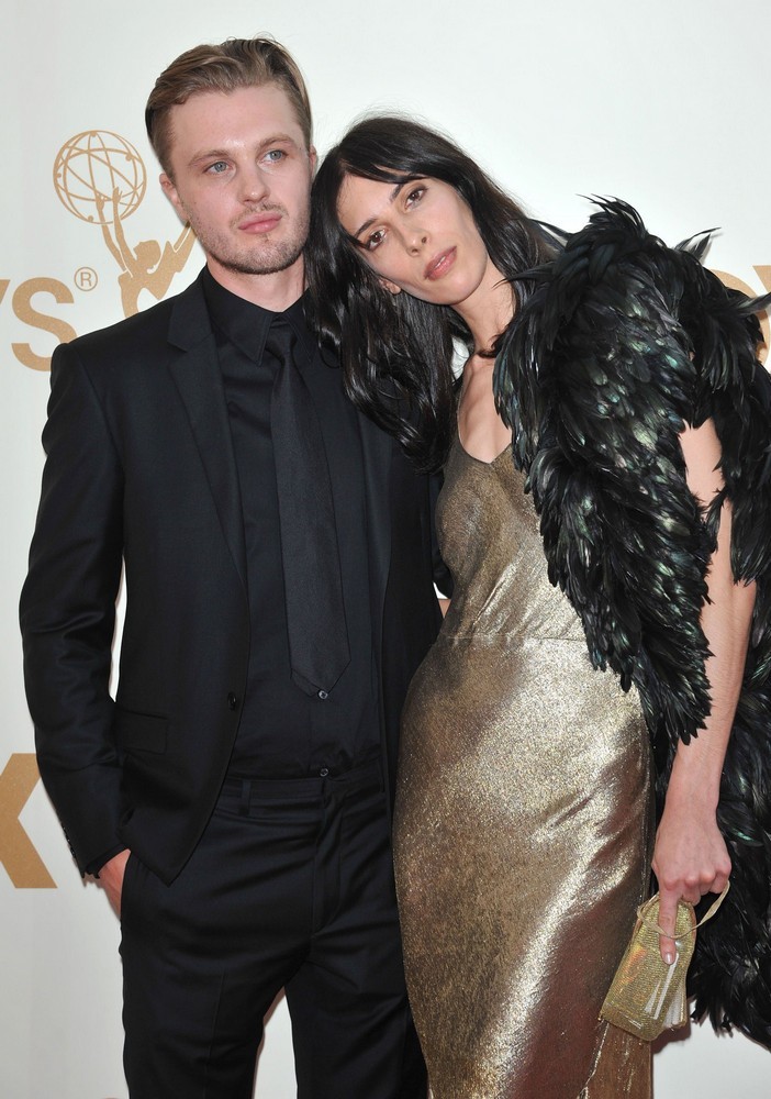 Michael Pitt;Jamie Bochert;<br>The 63rd Primetime Emmy Awards - Arrivals