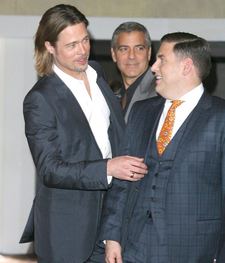 Brad Pitt;George Clooney;Jonah Hill;<br>84th Annual Academy Awards Nominees Luncheon