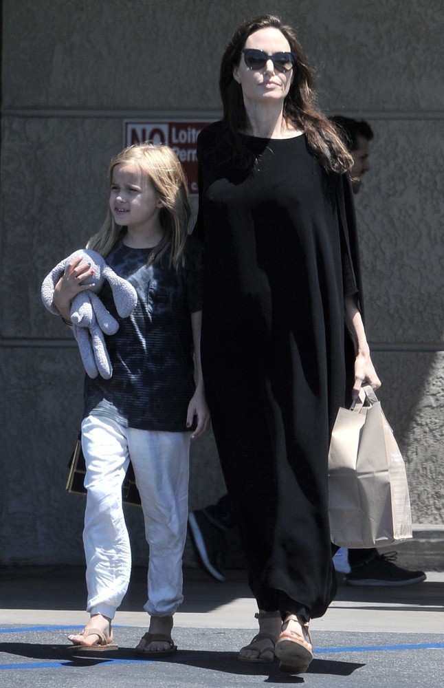 Angelina Jolie Enjoys Fourth of July with Vivienne by Going Grocery Shopping