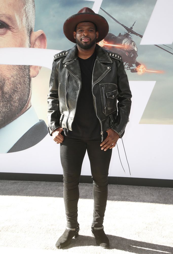 P.K. Subban;<br>Fast and Furious Presents: Hobbs and Shaw Premiere
