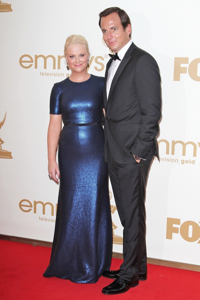 Amy Poehler;Will Arnett;<br>The 63rd Primetime Emmy Awards - Arrivals