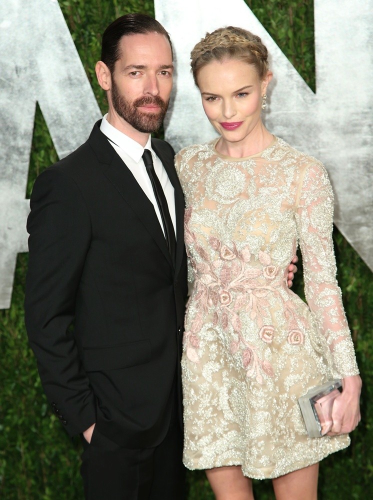 Michael Polish;Kate Bosworth;<br>2013 Vanity Fair Oscar Party - Arrivals