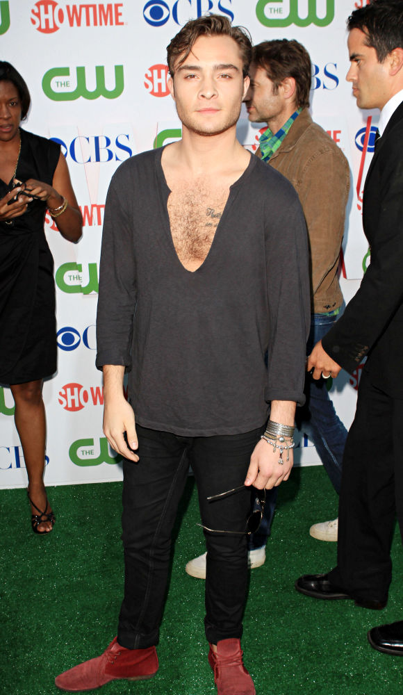 Ed Westwick;<br>2010 CBS, CW, Showtime Summer Press Tour Party
