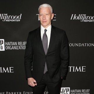 Anderson Cooper in Sean Penn CORE Gala
