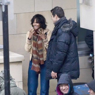 On The Film set of Cloud Atlas Shooting on Location in Glasgow
