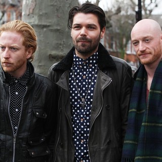 Biffy Clyro in Celebrities Arrive at Fearne Cotton's House for Her Radio 1 at Home with Fearne Christmas Special