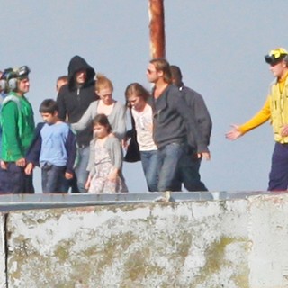 Filming Scenes Onboard A Warship for New Movie World War Z