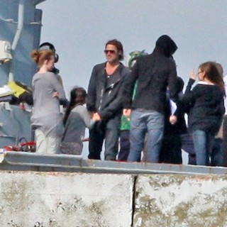 Filming Scenes Onboard A Warship for New Movie World War Z