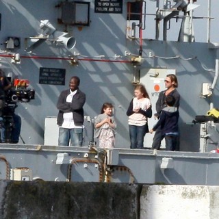 Filming Scenes Onboard A Warship for New Movie World War Z