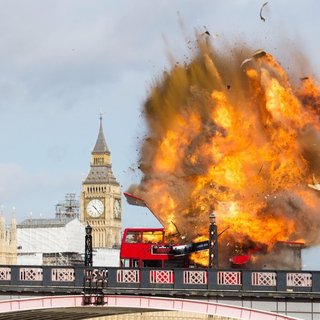 A Bus Explodes During The Filming of Movie The Foreigner