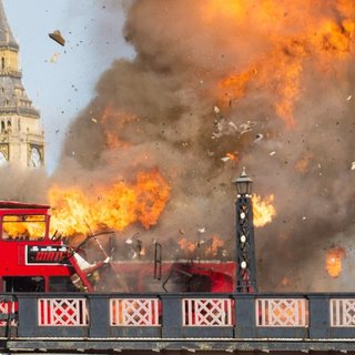 A Bus Explodes During The Filming of Movie The Foreigner
