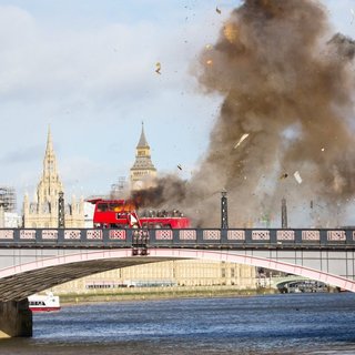 A Bus Explodes During The Filming of Movie The Foreigner
