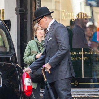 Channing Tatum Films Scenes for Kingsman: The Golden Circle