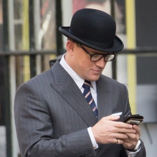 Channing Tatum Films Scenes for Kingsman: The Golden Circle