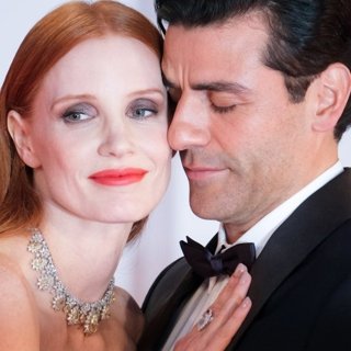 Jessica Chastain, Oscar Isaac in Scenes From a Marriage - Red Carpet - The 78th Venice International Film Festival
