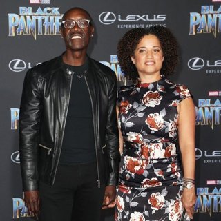 Don Cheadle, Bridgid Coulter in World Premiere of Marvel Studios' Black Panther - Arrivals