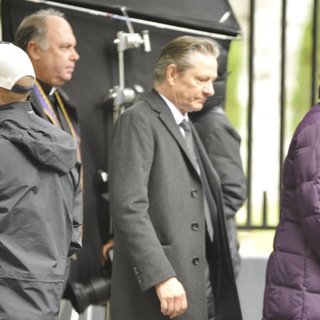 Filming Takes Place on The Set of Demolition