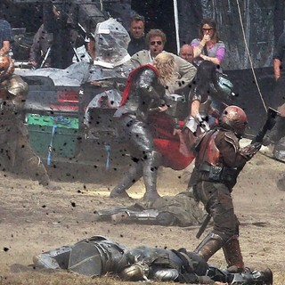 Filming Scenes for The Movie Thor: The Dark World