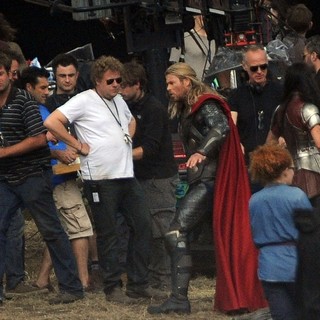 Filming Scenes for The Movie Thor: The Dark World