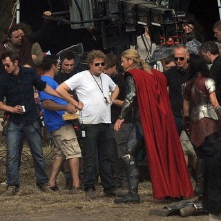 Filming Scenes for The Movie Thor: The Dark World