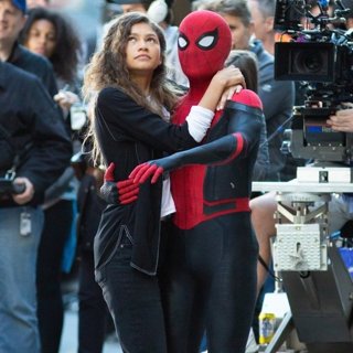 Tom Holland Picture 78 - Tom Holland and Zendaya Film Scenes for Spider
