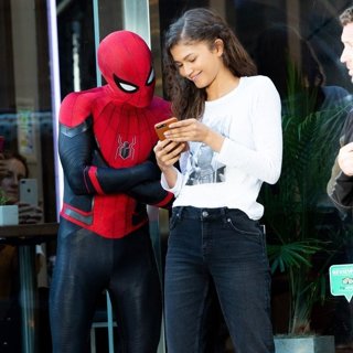 Tom Holland and Zendaya Film Scenes for Spider-Man: Far From Home