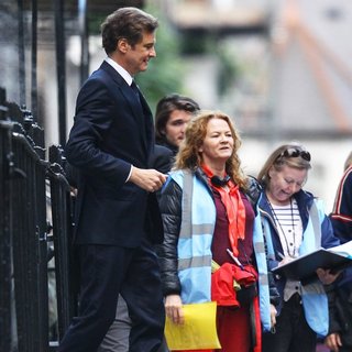 Filming on The Set for The Movie Bridget Jones's Baby