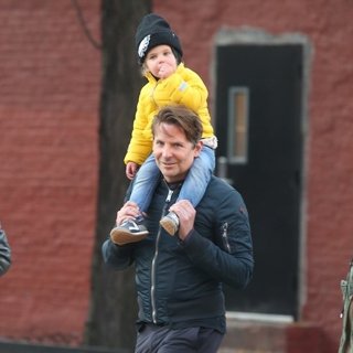 Bradley Cooper and Daughter Out in The West Village