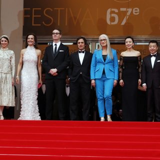 Sofia Coppola, Leila Hatami, Carole Bouquet, Nicolas Winding Refn, Gael Garcia Bernal, Jane Campion, Jeon Do-yeon, Jia Zhangke, Willem Dafoe in 67th Cannes Film Festival - Opening Ceremony