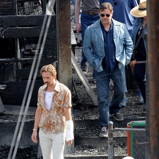 On The Set of Movie The Nice Guys Filming