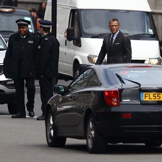 Filming A Scene for The New James Bond Film Skyfall