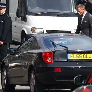 Filming A Scene for The New James Bond Film Skyfall