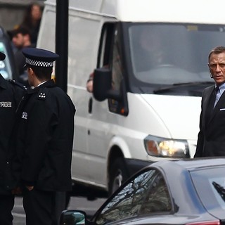 Filming A Scene for The New James Bond Film Skyfall