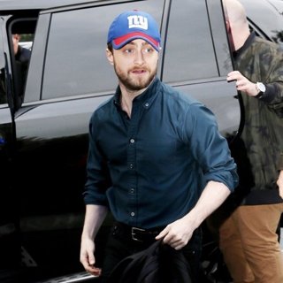 Daniel Radcliffe Arriving at Capital Radio