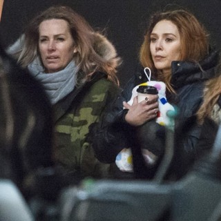 Elizabeth Olsen Films Scenes for Movie Avengers: Infinity War