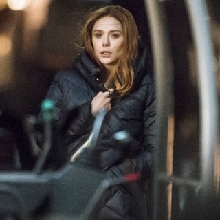 Elizabeth Olsen Films Scenes for Movie Avengers: Infinity War