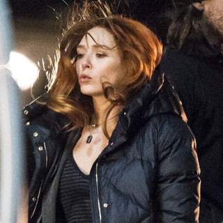 Elizabeth Olsen Films Scenes for Movie Avengers: Infinity War