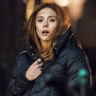 Elizabeth Olsen Films Scenes for Movie Avengers: Infinity War