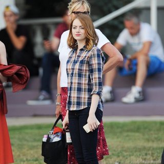 On The Set of La La Land Filming
