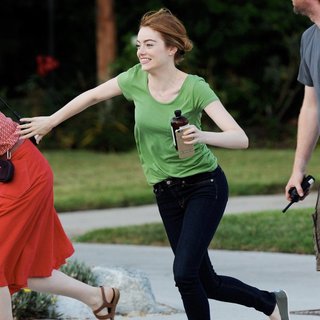 On The Set of La La Land Filming