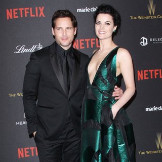 Peter Facinelli, Jaimie Alexander in The Weinstein Company and Netflix 2016 Golden Globe After Party