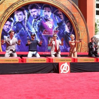 Marvel Studios' Avengers: Endgame Cast Handprint Ceremony