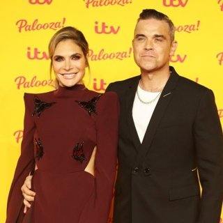 Ayda Field, Robbie Williams in The ITV Palooza! 2018 - Arrivals