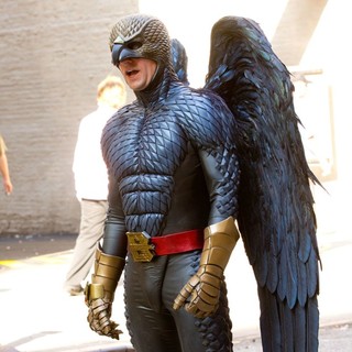 Filming Scenes for Movie Birdman on Location