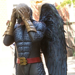 Filming Scenes for Movie Birdman on Location