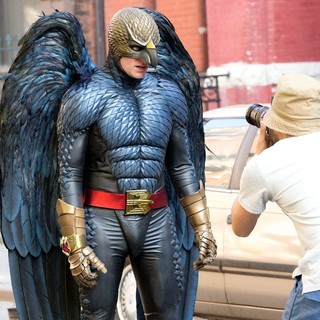 Filming Scenes for Movie Birdman on Location