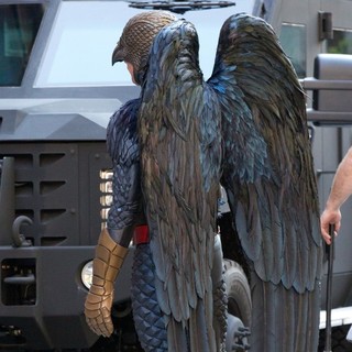Filming Scenes for Movie Birdman on Location